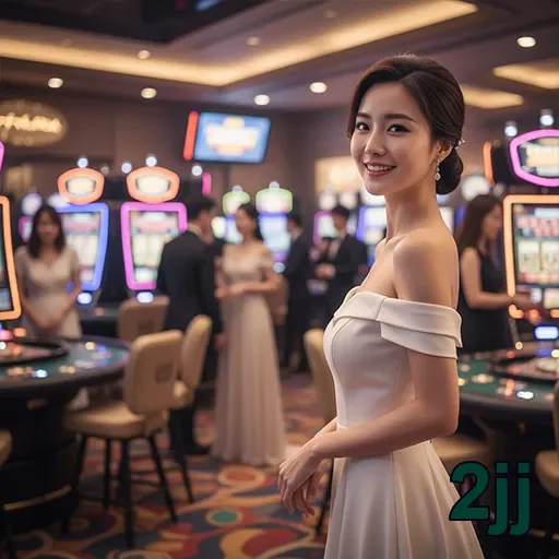 Jogador desfrutando jogos de jackpot em cassino VIP